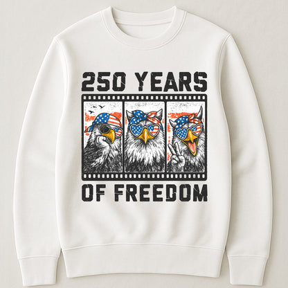 Funny Eagel 250 Years Happy -  Shirt