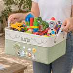Safari-Jungle-Animals-Custom-Kid'S-Name-Personalized-Storage-Basket-2