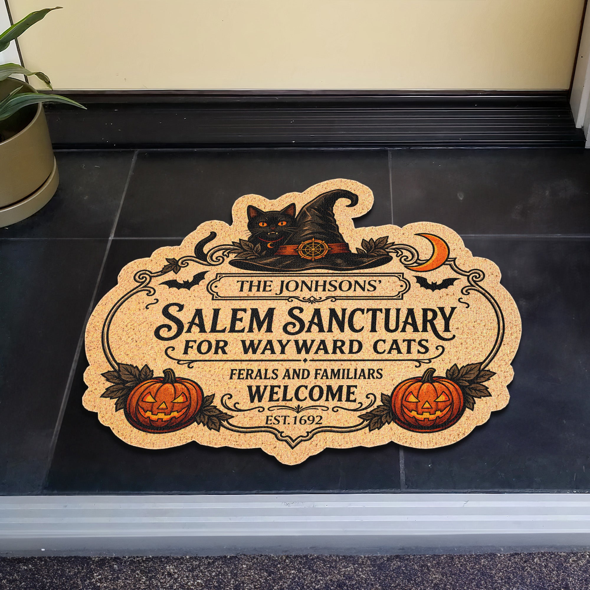 Salem-Sanctuary-For-Wayward-Cats-Ferals-And-Familiars-Welcome-Personalized-Doormat-3