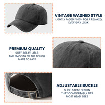 Salty Soul Summer - Personalized Distressed Denim Cap