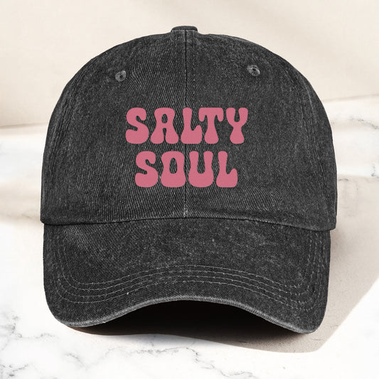 Salty Soul Summer - Personalized Distressed Hat