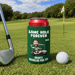 Same-Hole-Forever-Golf-Bachelor-Party-Favors-Custom-His-Funny-Face-Personalized-Can-Cooler-2