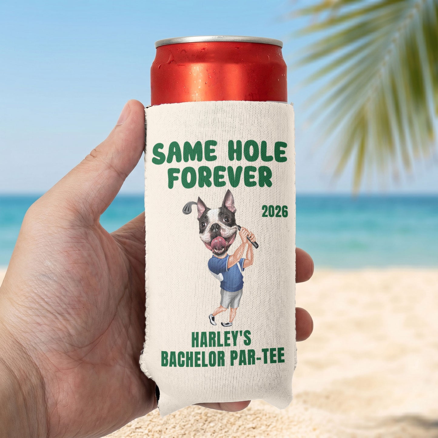 Same-Hole-Forever-Golf-Bachelor-Party-Favors-Custom-His-Funny-Face-Personalized-Can-Cooler-8