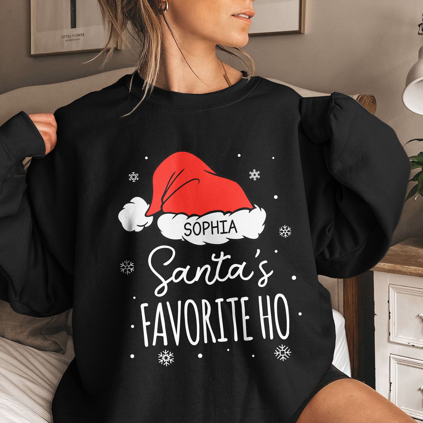 Santa's Favorite Ho - Funny Exchange Christmas Gifts - Silly Xmas Shirt - Personalized Shirt