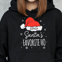 Santa's Favorite Ho - Funny Exchange Christmas Gifts - Silly Xmas Shirt - Personalized Shirt