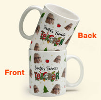 Santa's Favorite Teacher - Personalized Photo Mug