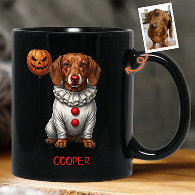 Scary Halloween Clown Gift For Pet Lover - Personalized Mug