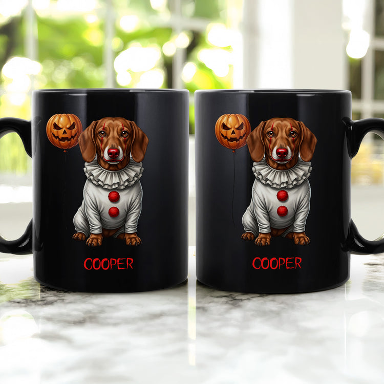 Scary-Halloween-Clown-Gift-For-Pet-Lover-Personalized-Mug-2