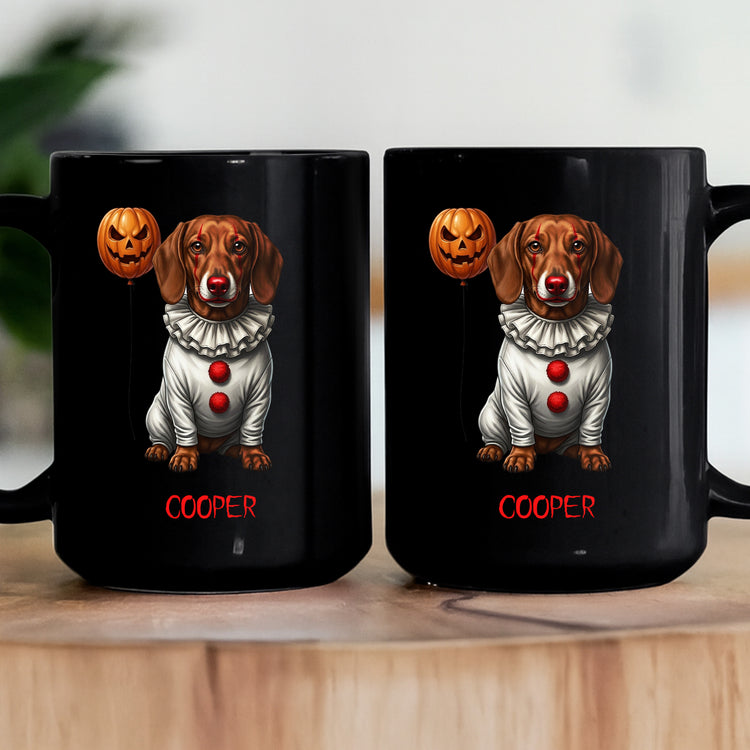 Scary-Halloween-Clown-Gift-For-Pet-Lover-Personalized-Mug-3