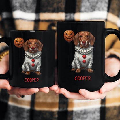 Scary-Halloween-Clown-Gift-For-Pet-Lover-Personalized-Mug-4