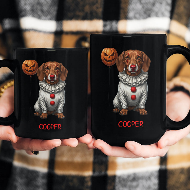 Scary-Halloween-Clown-Gift-For-Pet-Lover-Personalized-Mug-4