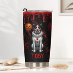 Scary-Halloween-Clown-Gift-For-Pet-Lover-Personalized-Tumbler-1