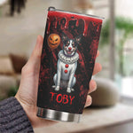 Scary-Halloween-Clown-Gift-For-Pet-Lover-Personalized-Tumbler-3