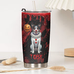 Scary-Halloween-Clown-Gift-For-Pet-Lover-Personalized-Tumbler-4