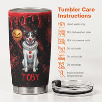 Scary-Halloween-Clown-Gift-For-Pet-Lover-Personalized-Tumbler-5