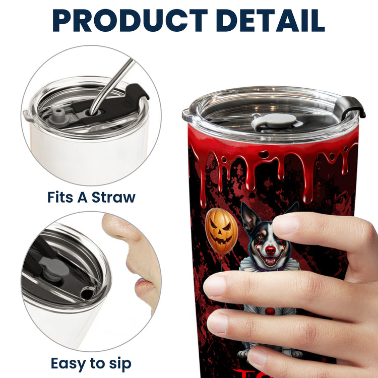 Scary-Halloween-Clown-Gift-For-Pet-Lover-Personalized-Tumbler-6