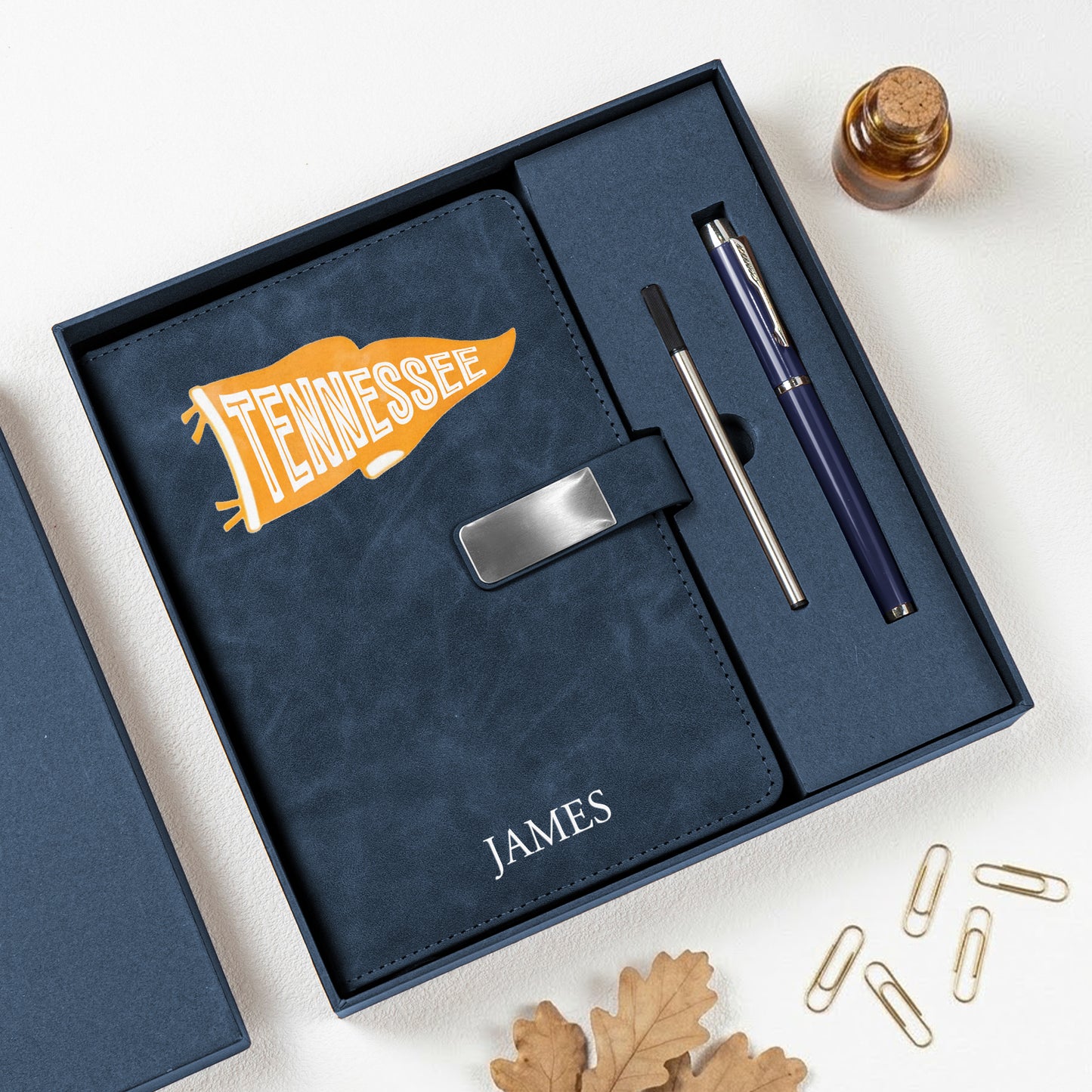 School-Pennant-Flag-Stationery-Personalized-Notebook-Set-2