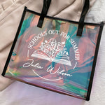 School's Out For Summer - Personalized Holographic Tote