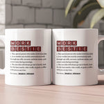 Scrabble Work Bestie - Personalized Mug