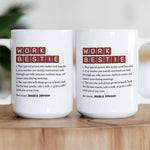 Scrabble Work Bestie - Personalized Mug