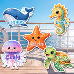 Sea-Creature-For-Kids-Cruise-Door-Signs-Stateroom-Decor-Cruising-Family-Vacation-Personalized-Magnet-2