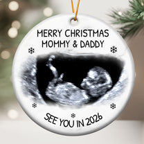 See You In 2026 - Personalized Ceramic Photo Ornament