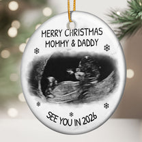 See You In 2026 - Personalized Ceramic Photo Ornament