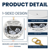 See You In 2026 - Personalized Ceramic Photo Ornament