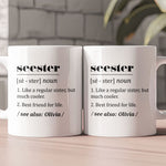 Seester Gift For Sister Definition - Personalized Mug