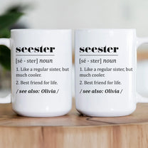 Seester Gift For Sister Definition - Personalized Mug