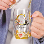 Self Gift Birthday Gift Mother's Day Gift For Her - Personalized Enamel Flower Tea Cup