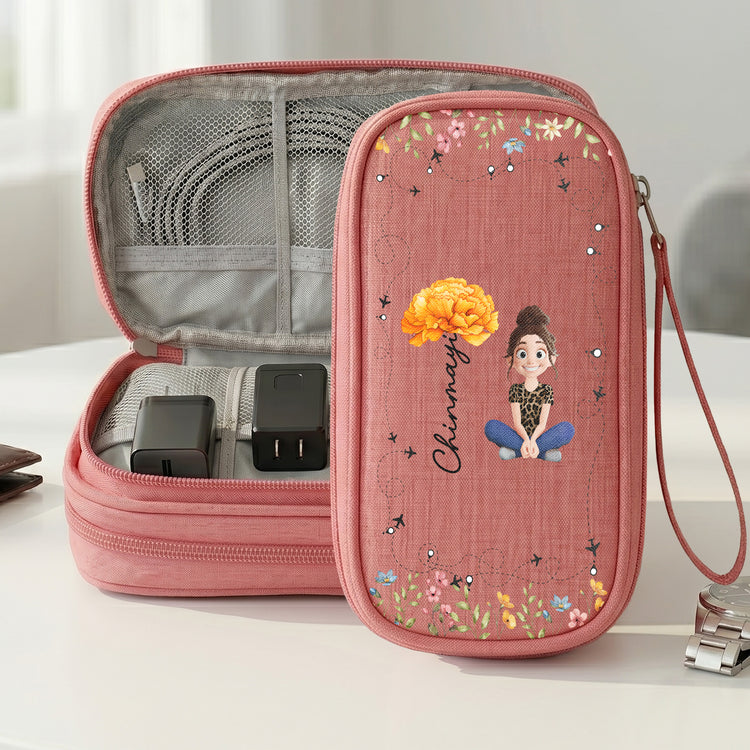 Self-Gift-Birth-Flower-Personalized-Cable-Bag-1