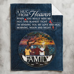 Send A Hug From Heaven - Personalized Blanket