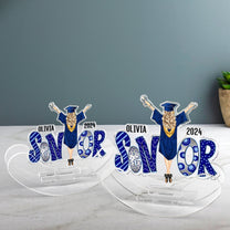 Senior - Personalized Acrylic Shaking Stand