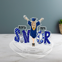 Senior - Personalized Acrylic Shaking Stand
