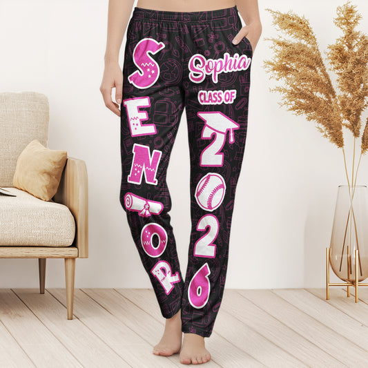 Senior High School, College - Personalized Sweatpants, Lounge Pants With Pockets