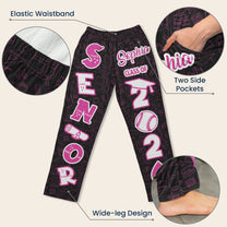 Senior High School, College - Personalized Sweatpants, Lounge Pants With Pockets