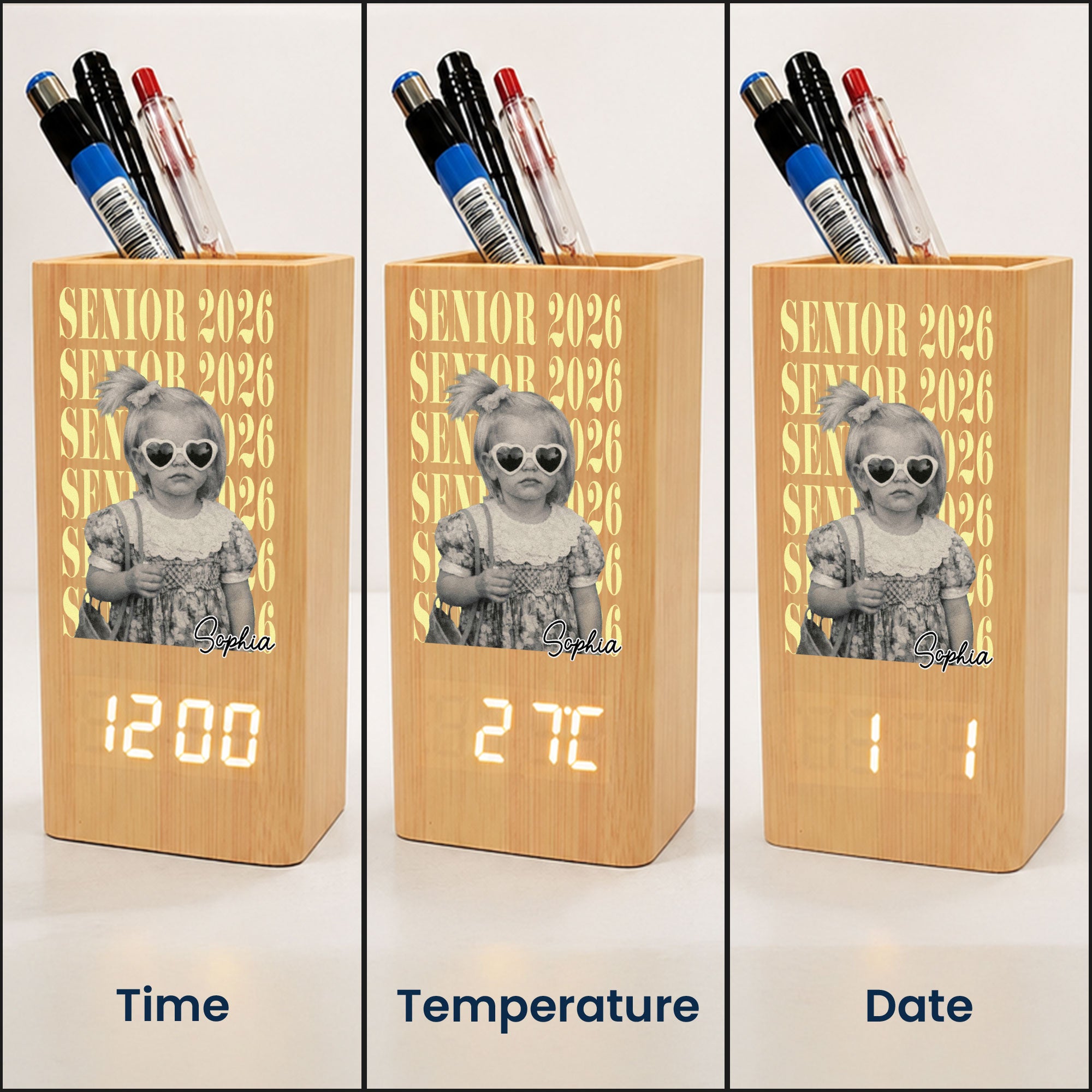 Senior-Custom-Vintage-Photo-Personalized-Pen-Holder-With-Clock-4