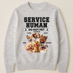Service Human Do Not Pet Funny - Personalized Shirt