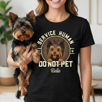 Service Human - Dog New Version - Personalized Shirt