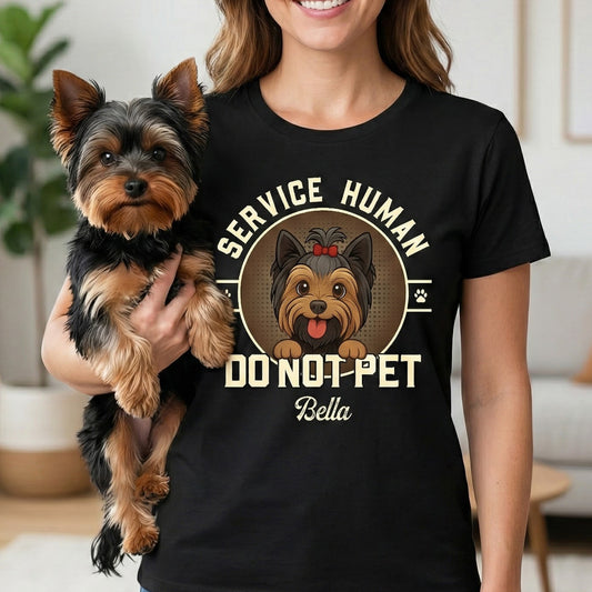 Service Human - Dog New Version - Personalized Shirt