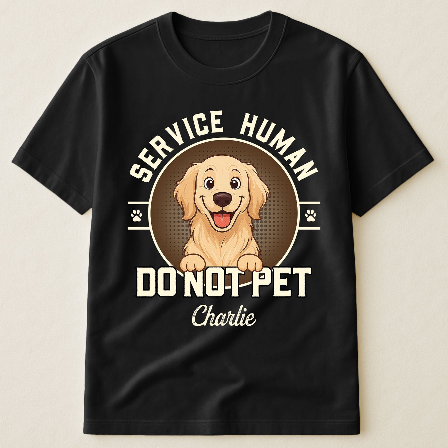 Service Human - Dog New Version - Personalized Shirt