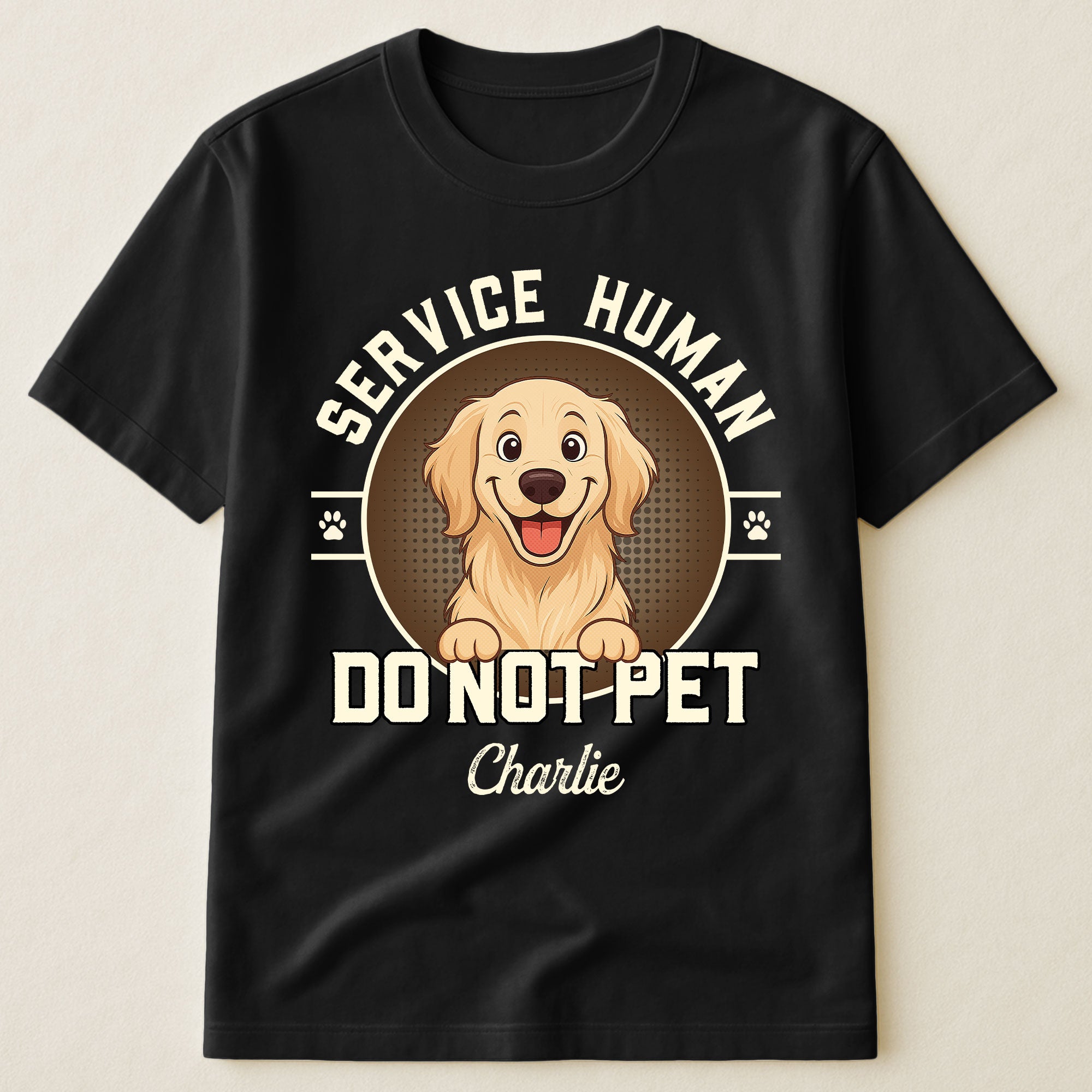 Service Human - Dog New Version - Personalized Shirt