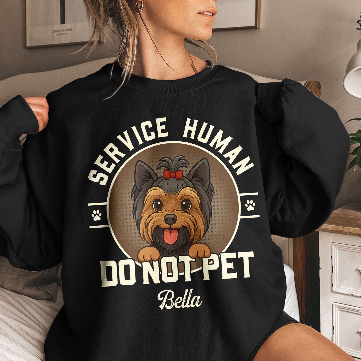 Service Human - Dog New Version - Personalized Shirt