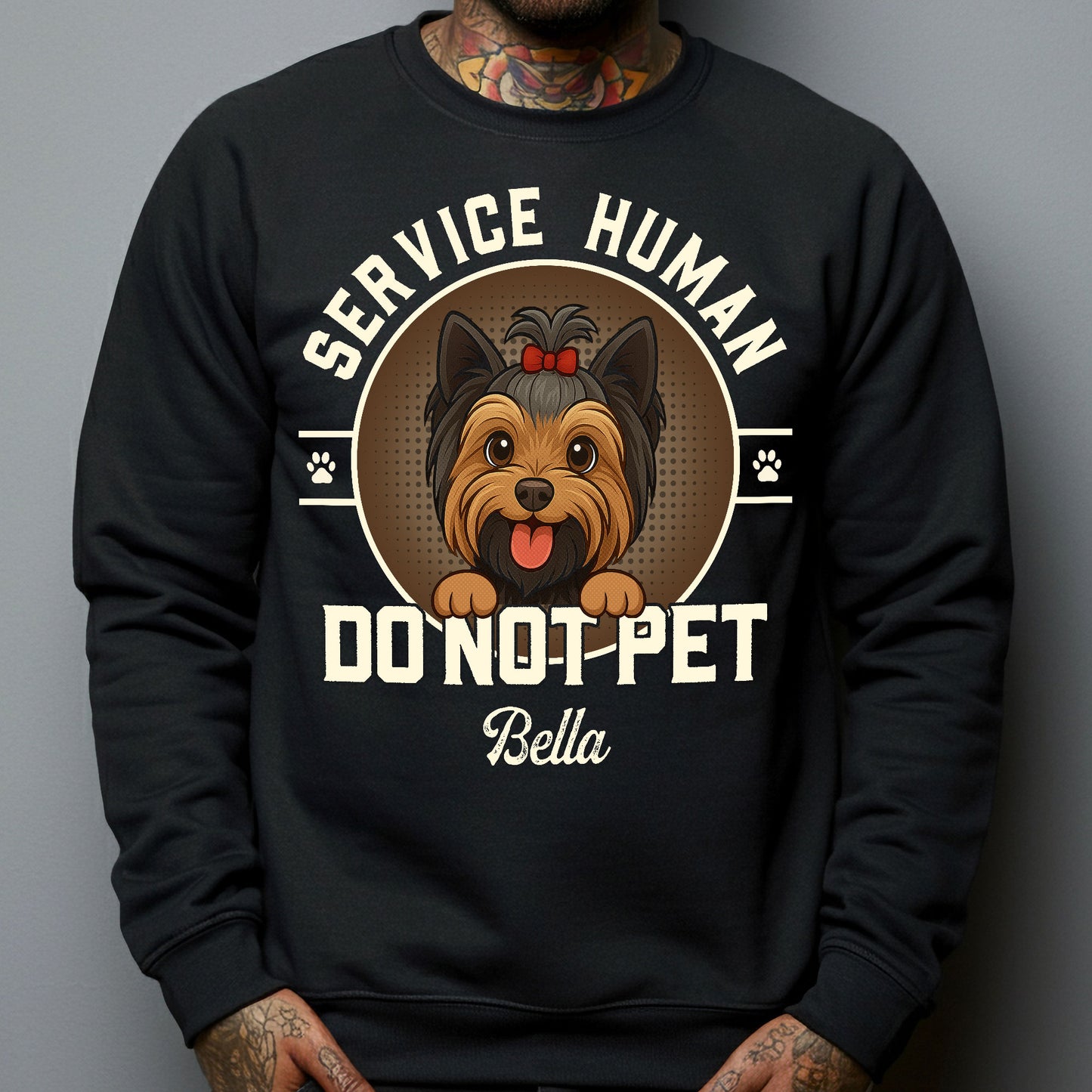 Service Human - Dog New Version - Personalized Shirt
