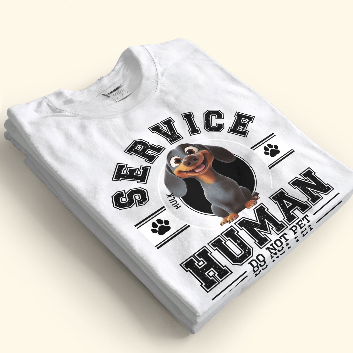 Service Human, Do Not Pet - Personalized Shirt