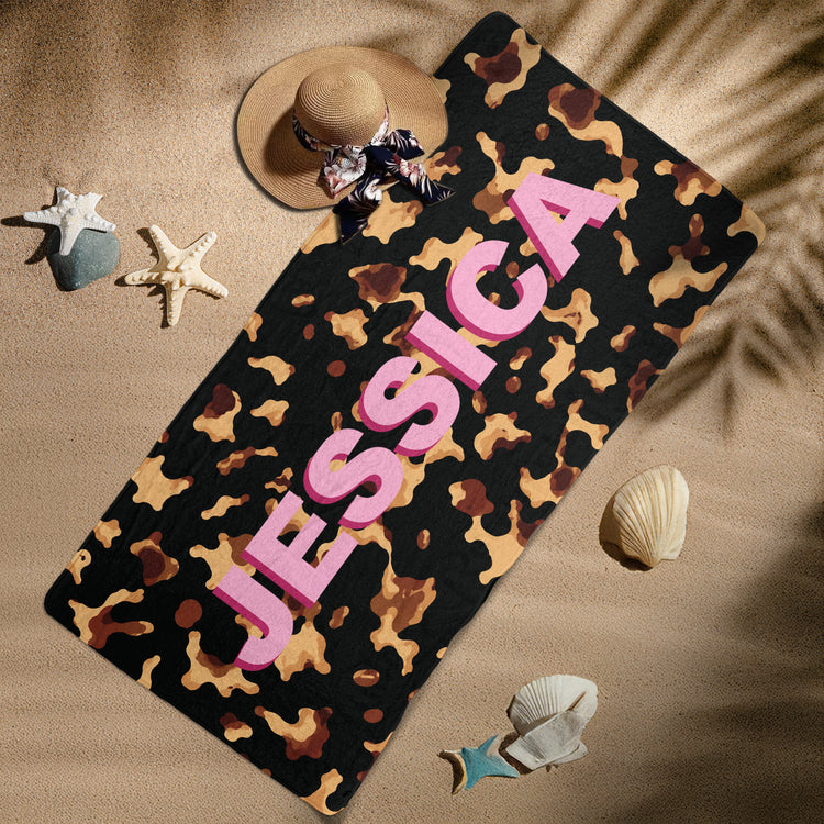 Shadow-Initial-Custom-Name--Personalized-Beach-Towel-6