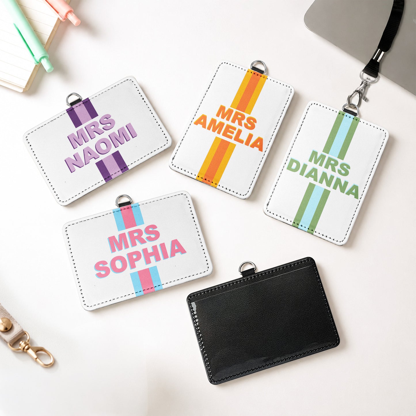 Shadow-Monogram-Letter-Name-Personalized-Badge-Holder-4