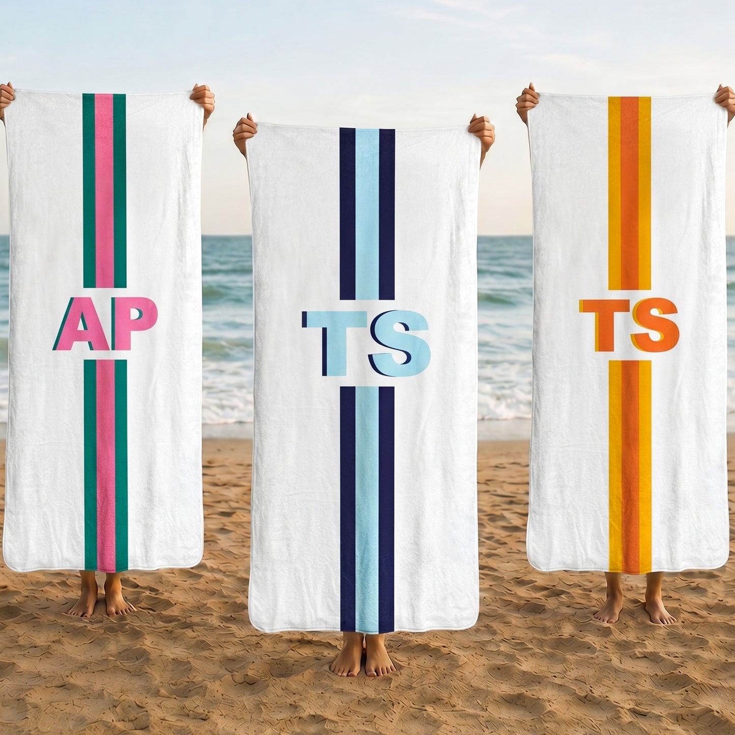 Shadow-Monogram-Letter-Name-Personalized-Beach-Towel-1