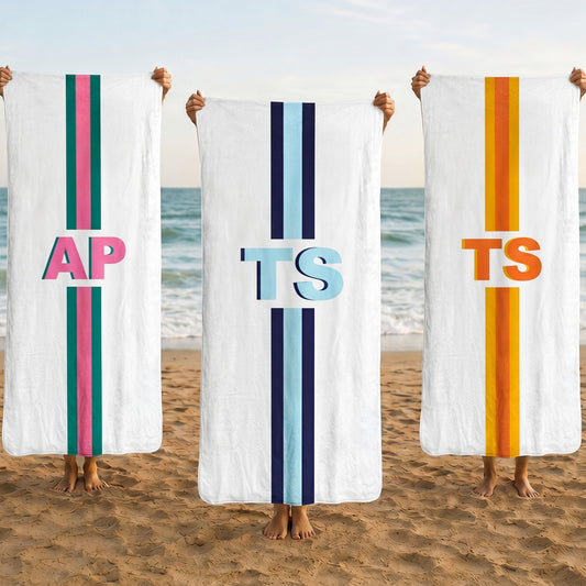 Shadow-Monogram-Letter-Name-Personalized-Beach-Towel-1